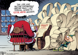 SANTA SOCIAL MEDIA by Nate Beeler