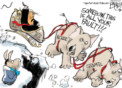 TRUMP SHUTDOWN by Pat Bagley