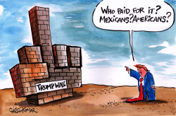 THE TRUMP WALL by Christo Komarnitski