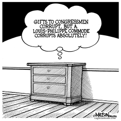 COMMODE CORRUPTS CONGRESSMAN by RJ Matson