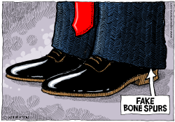 FAKE BONE SPURS by Wolverton