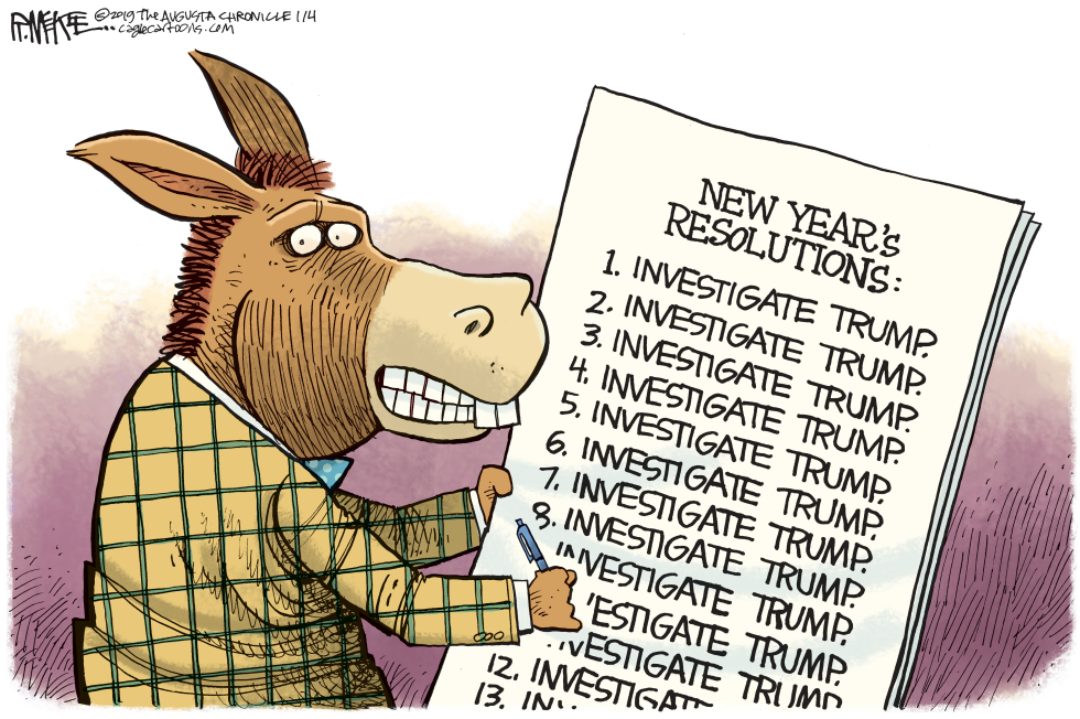  DEMOCRAT RESOLUTIONS by Rick McKee