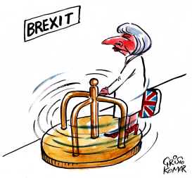 BREXIT 2019 by Christo Komarnitski