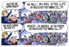 BUILD THE WALL by Dave Whamond