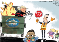 TRUMP ROMNEY by Pat Bagley