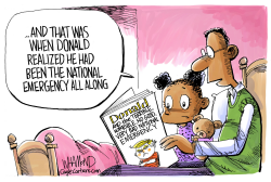 NATIONAL EMERGENCY by Dave Whamond