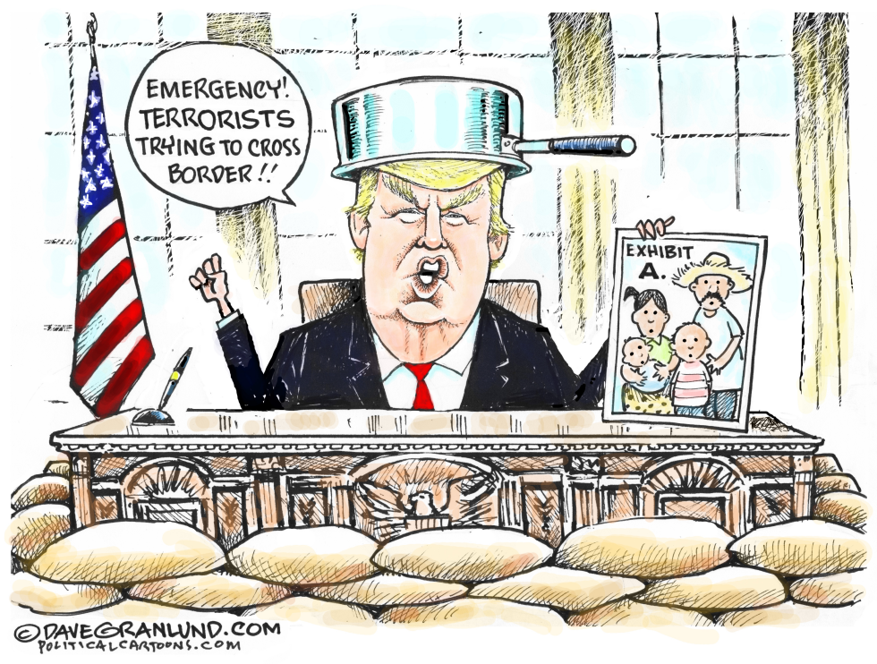  TRUMP BORDER EMERGENCY by Dave Granlund