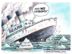 SEARS SINKING by Dave Granlund