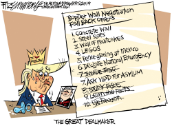 MR ART OF THE DEAL by David Fitzsimmons