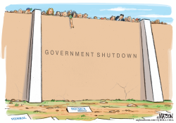 FEDERAL PAYCHECK SHUTDOWN by RJ Matson