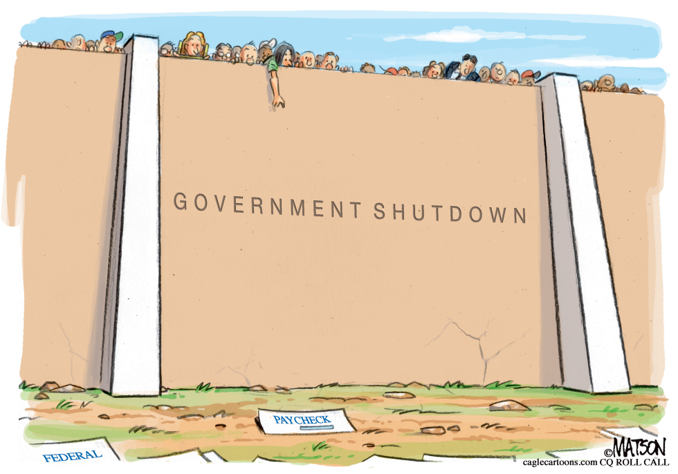  FEDERAL PAYCHECK SHUTDOWN by RJ Matson