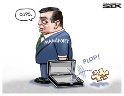 MANAFORT PUZZLE PIECE by Steve Sack