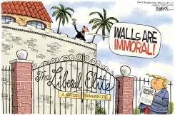 IMMORAL WALLS by Rick McKee