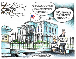 SHUTDOWN FED EMPLOYEES by Dave Granlund