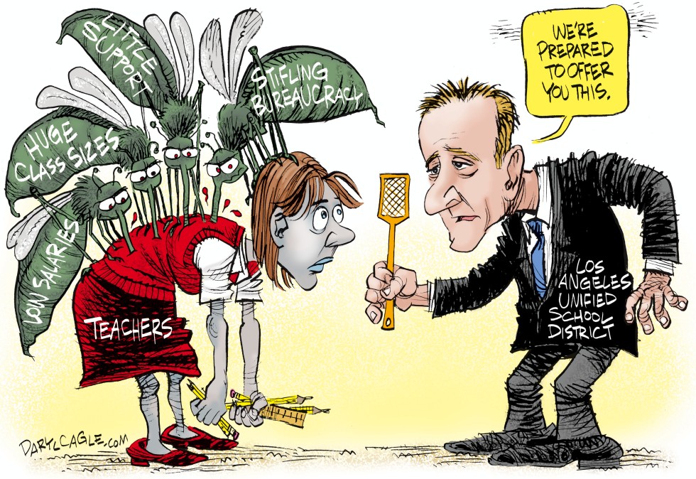  NATIONAL VERSION–LOS ANGELES TEACHERS STRIKE by Daryl Cagle