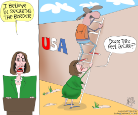 PELOSI SECURES BORDER by Gary McCoy