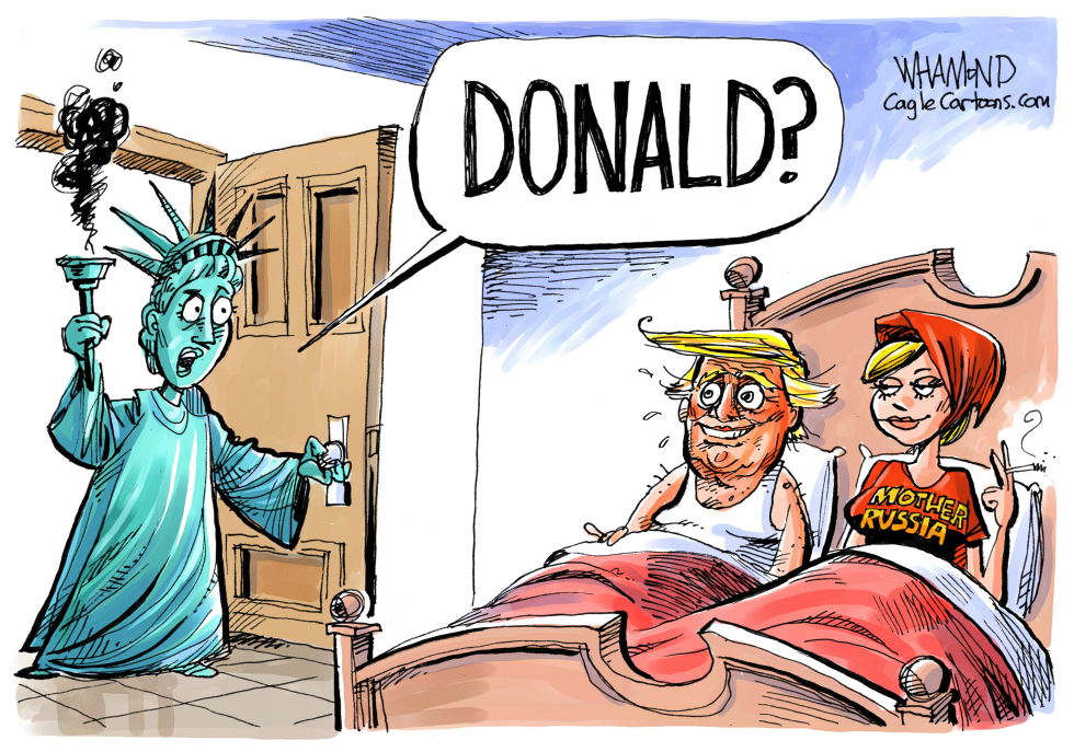  RUSSIAN SCANDAL by Dave Whamond