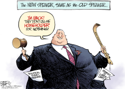 LOCAL OH SPEAKER HOUSEHOLDER by Nate Beeler