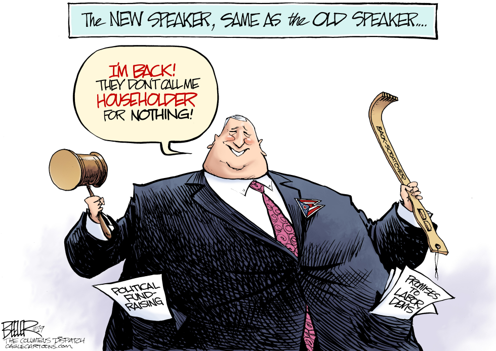  LOCAL OH SPEAKER HOUSEHOLDER by Nate Beeler