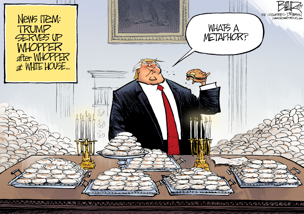  TRUMP BURGERS by Nate Beeler