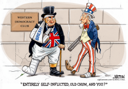 WESTERN DEMOCRACY SELF INFLICTED WOUNDS by RJ Matson