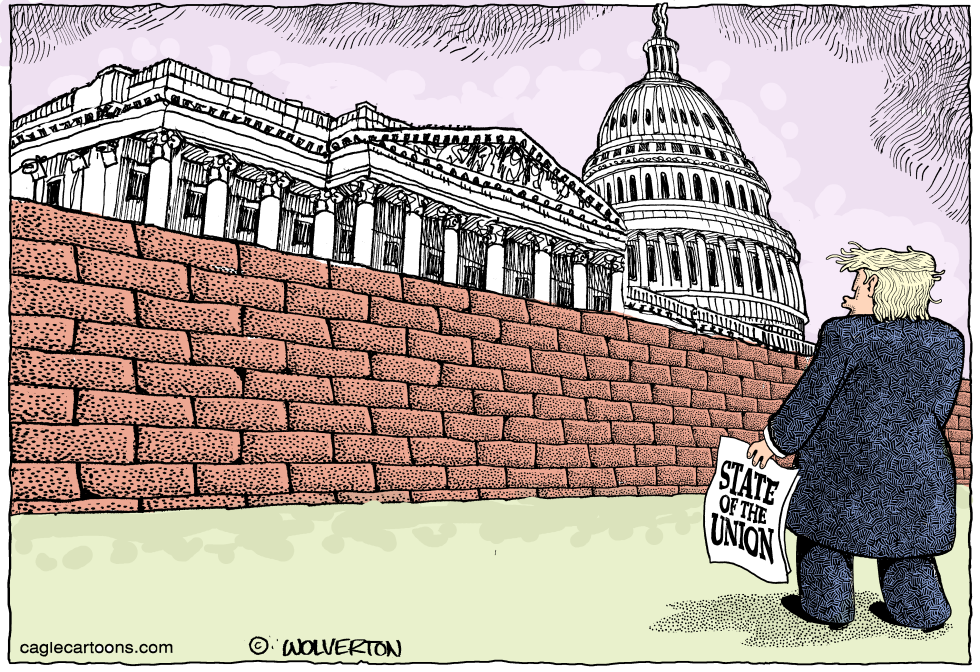  WALLED OUT OF SOTU by Wolverton