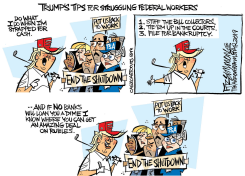 SHUTDOWN SYMPATHY by David Fitzsimmons