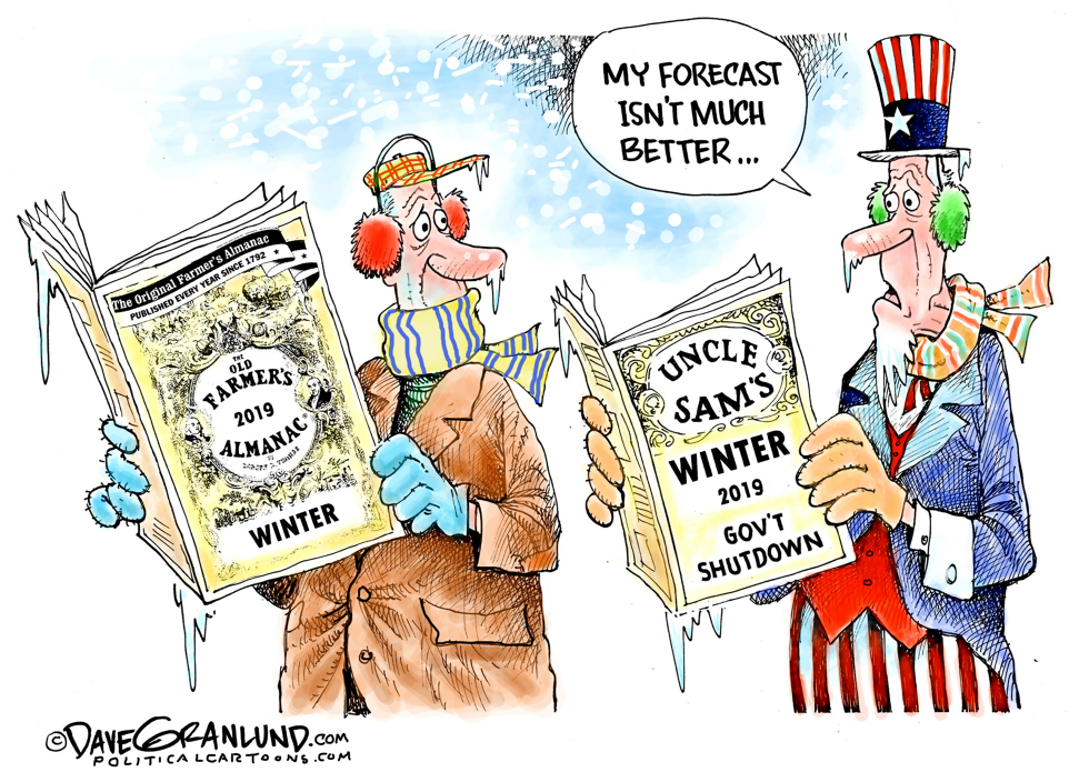  UNCLE SAM'S WINTER 2019 by Dave Granlund