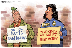 FEDERAL WORKERS by Rick McKee