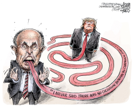 THE GIULIANI DEFENSE by Adam Zyglis