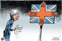 THERESA MAY’S CHOICE by Patrick Chappatte