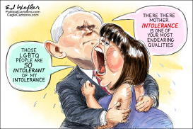 KAREN PENCE INTOLERANCE by Ed Wexler