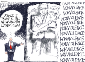 TRUMP AND MLK by Pat Bagley