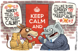 EVERYBODY CALM DOWN by Rick McKee