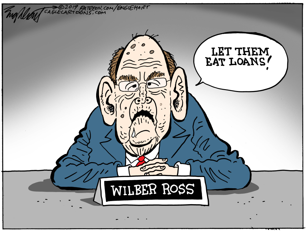  WILBER ROSS by Bob Englehart