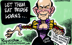 WILBUR ROSS by Milt Priggee