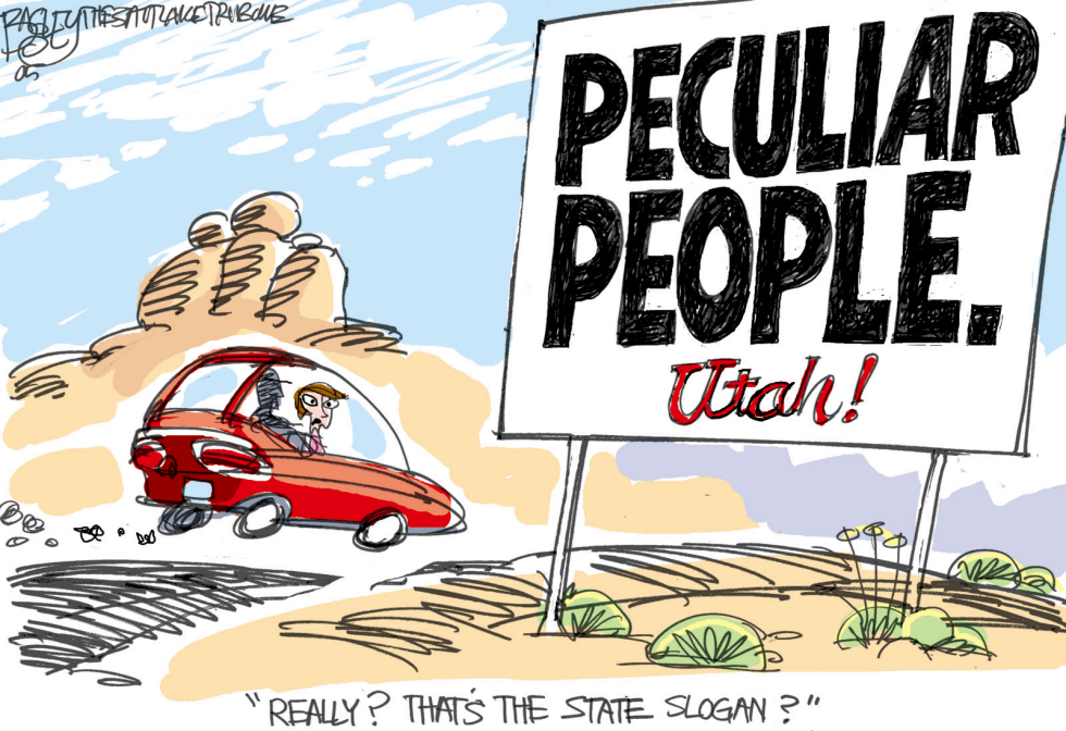  UTAH SLOGAN by Pat Bagley