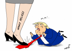 NANCY PELOSI VS TRUMP by Stephane Peray