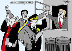 MADURO'S SUPPORT by Rainer Hachfeld