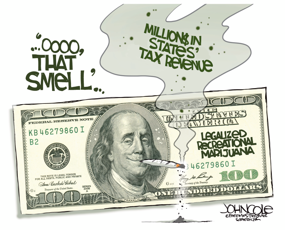  LEGALIZED MARIJUANA REVENUE by John Cole