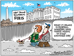 FEB SHUTDOWN by Bob Englehart