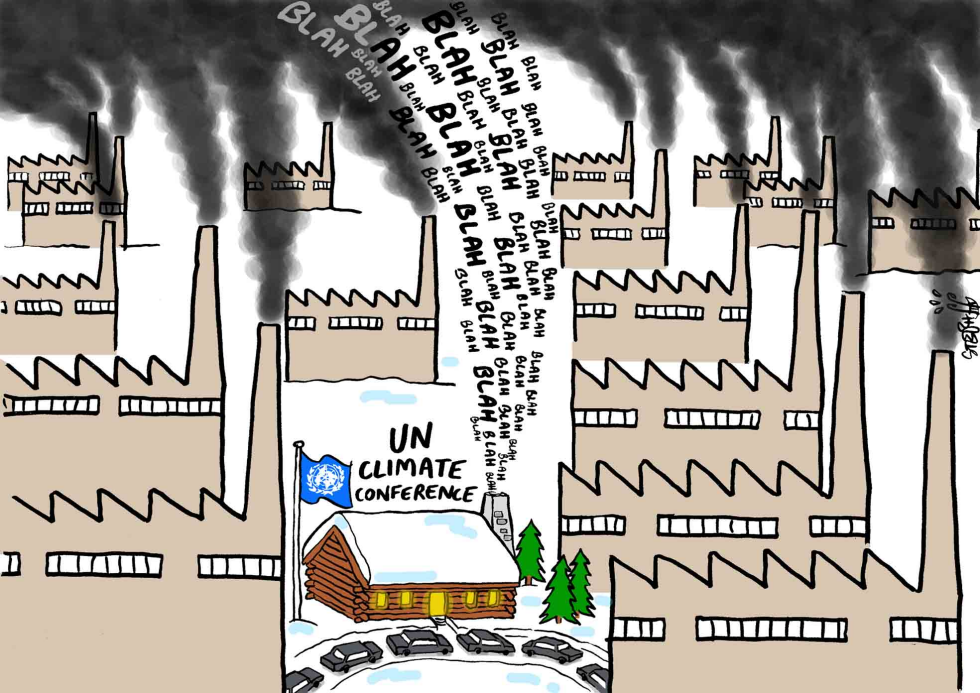  UN CLIMATE CONFERENCE by Stephane Peray