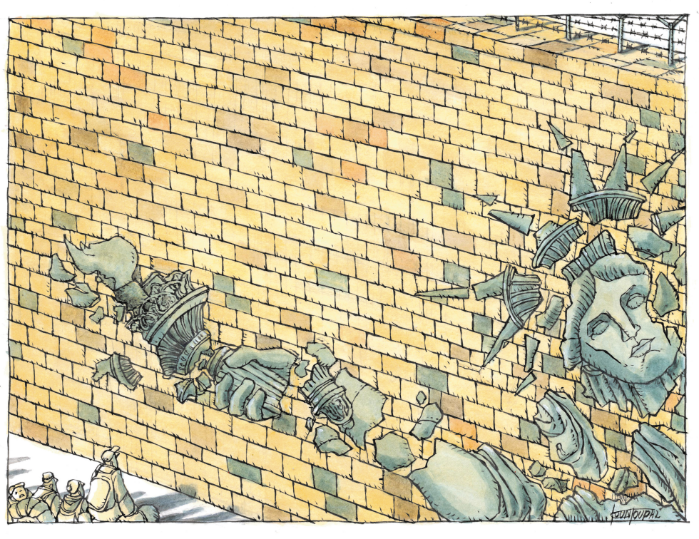  TRUMP'S WALL by Michael Kountouris