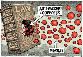 MEASLES AND ANTIVAXXERS by Wolverton