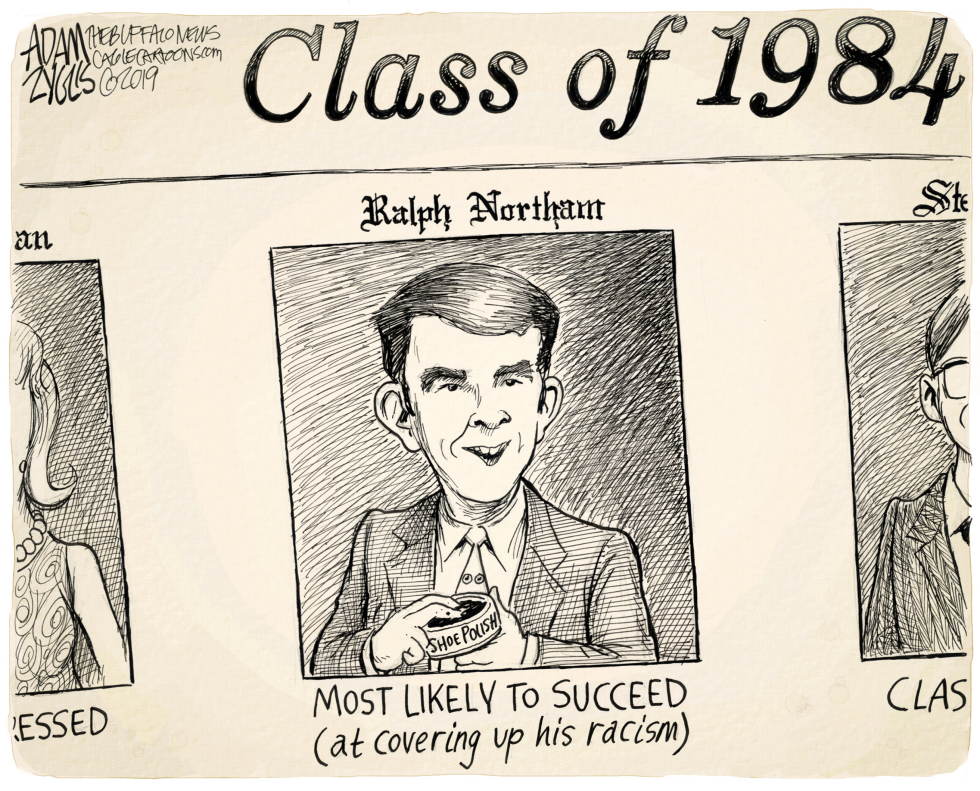  RALPH NORTHAM YEARBOOK by Adam Zyglis