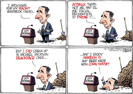 RALPH NORTHAM SPEECH by Nate Beeler