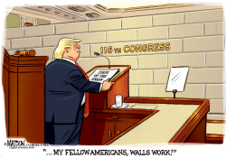 STATE OF THE UNION WALL by RJ Matson