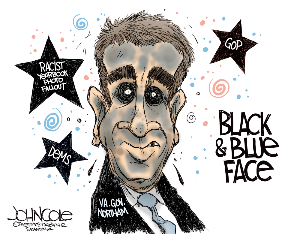  NORTHAM BLACK AND BLUE FACE by John Cole