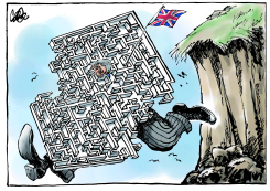 BREXIT UP AND AWAY by Jos Collignon