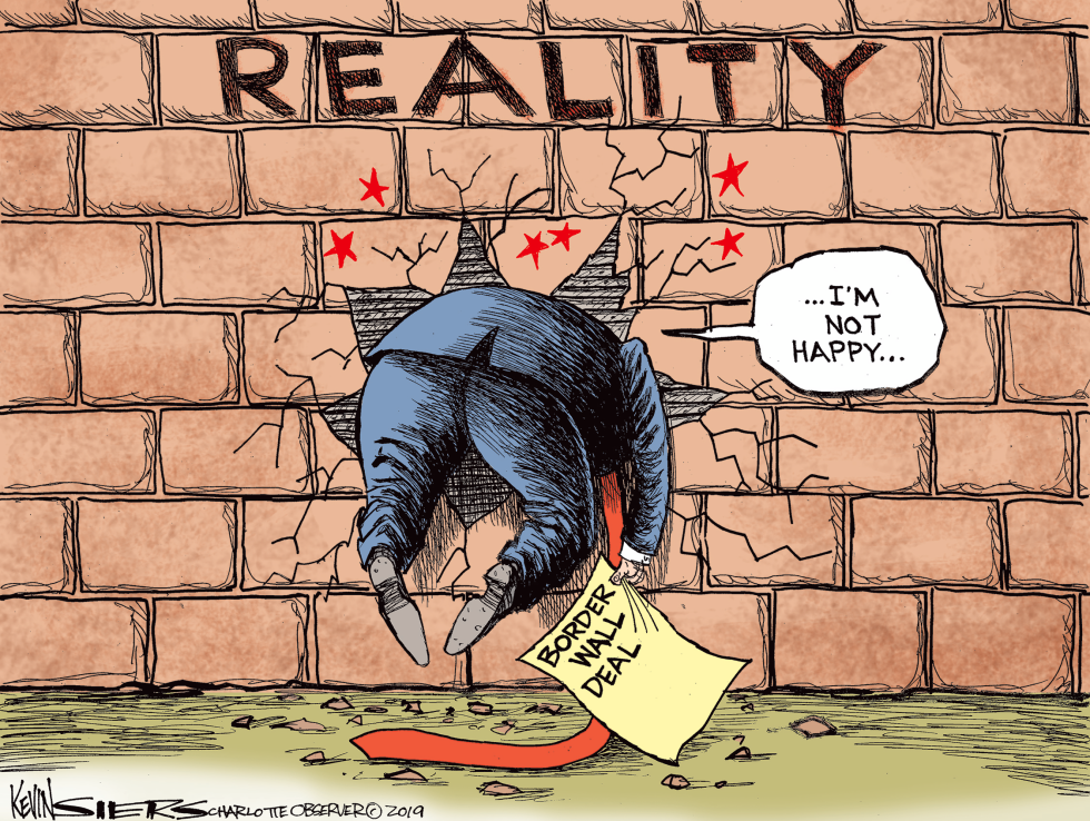  TRUMPS WALL by Kevin Siers